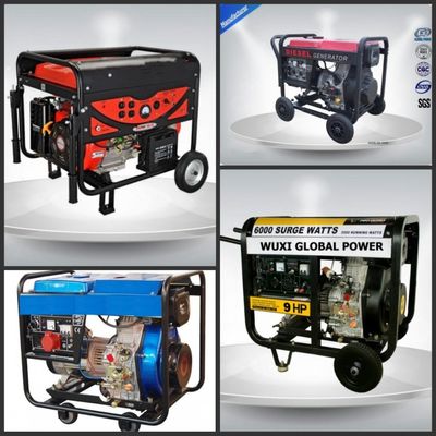 CINA 6.5 KVA Single Phase Gasoline Generator Set Air Cooled Power By Honda Engine pemasok