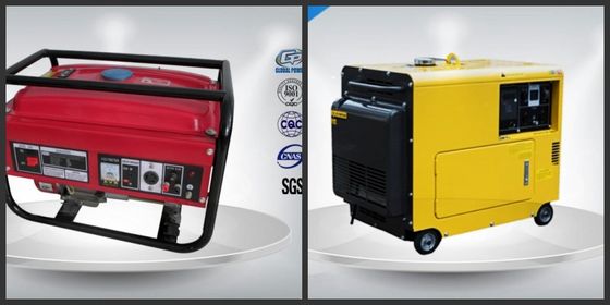 CINA 10-12 Kva Open Portable Gasoline Generator Set Silent With Electric Starter pemasok