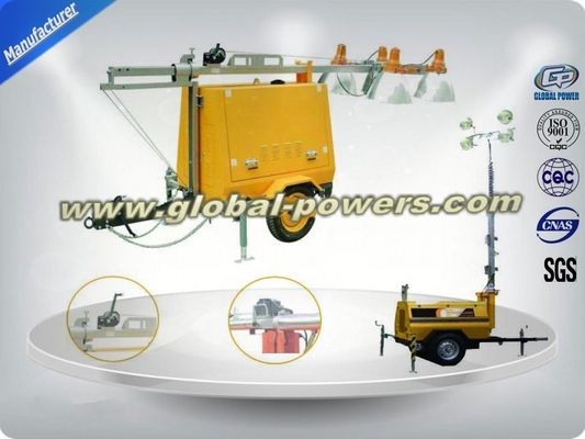 CINA 5 Kw / Kva Industrial Led Lighting Tower 50Hz / 60Hz With Metal Halide Lamp pemasok