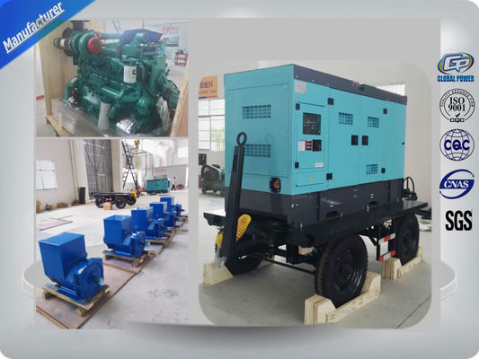 CINA Global Cummins Power Generator Mesin Diesel Trailer Generator 200kw Untuk Bekerja Di Luar Ruang pemasok