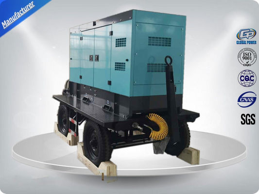 CINA 80kw 100kva Silent Type Trailer Mounted Generator With Cummins / Perkins Diesel Engine pemasok