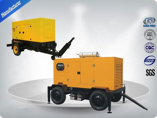 CINA Ricardo Diesel Power Generator Set , Mobile Sound Proof Trailer Mounted Diesel Generator Set pemasok