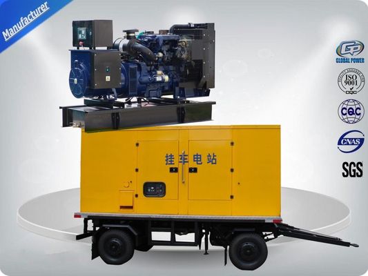 CINA 80kw 100kva Trailer Mounted Silent Type Generator With Cummins Diesel Engine Low Fuel Consumption pemasok