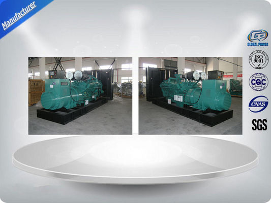 CINA Soundproof Cummins Generator Set 800KW , 12 Cylinder Diesel Generators For Home Use pemasok