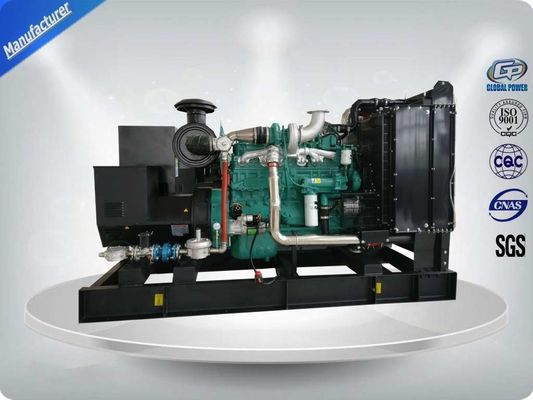 CINA Genset Gas Alam Tipe Terbuka 200KW Dengan Mesin Cummins Asli 6L14TWG1, Alternator Stamford UCDI274K pemasok