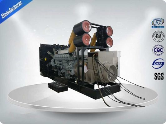 CINA 1800kw / 2250kva Mitsubishi Japan Open Diesel Generator Dengan Stamford Alternator, Water Cooled Three Phase pemasok