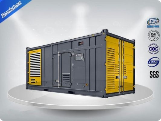 Rainproof 50Hz 800KW / 1000KVA Container set generator diesel yang kuat pemasok