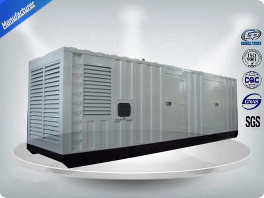 Container Type Silent Diesel Genset , Diesel Generator Set 600-750 Kw / Kva pemasok