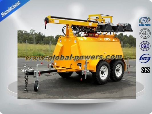 Menara Lampu Darurat Bergerak Konstruksi 50Hz Beroperasi Kontinu 8 Jam pemasok