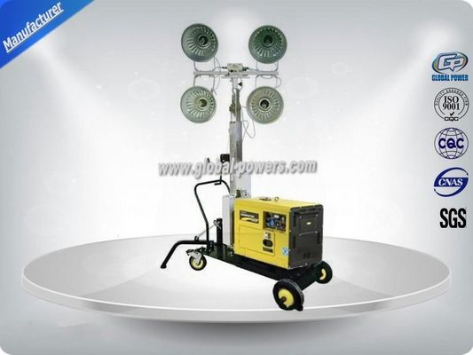 Sewa Menara Lampu Portabel Self-Exciting / Generator Bensin Menara Lampu Industri pemasok