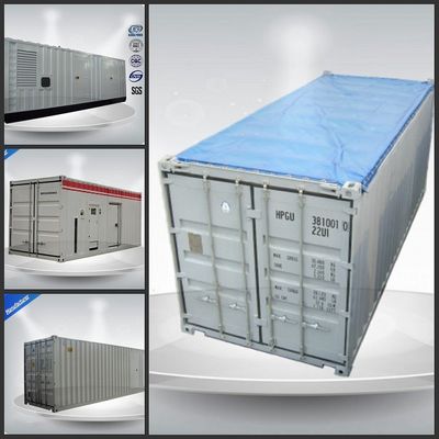 Genset Kontainer 3 Fasa 720 Kw / Kva Bertenaga Mesin Perkins pemasok