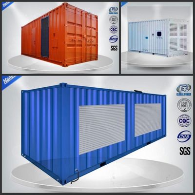 Rainproof 50Hz 800KW / 1000KVA Container set generator diesel yang kuat pemasok