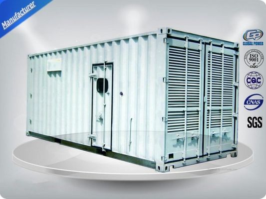 Three Phase Diesel Container Generator Set 75 Db 1000 - 1250 Kw / Kva Water - Cooled pemasok