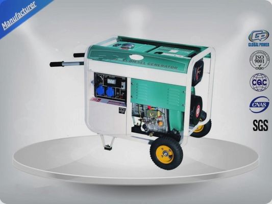 2 Pole 3 Phase Portable Generator Four Line 5.5 -6.3 Kva Mesin empat-stroke pemasok