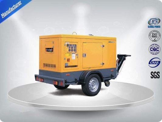 Brushless Portable Mobile Generators Trailer Mounted Class H Insulation pemasok