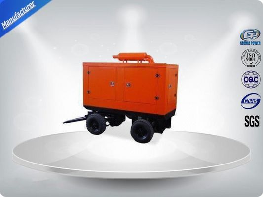 400 / 230V Portable Trailer Mounted Generator 191 Kw Output Power In - Line Config pemasok