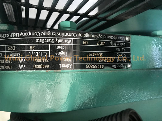 650 KVA / 520 KW Cummins Open Diesel Generator Set 50 HZ / 60 HZ Disesuaikan Dengan Dingin Air pemasok