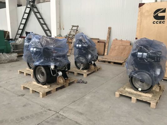 Genset Tanpa Sikat Pendingin Air Laut KOFO Open Generator Set Elektronik Dengan 3 Fasa 4 Kabel pemasok