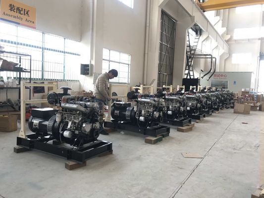 Kompak Turbocharged 63kva FAWDE Open Diesel Generator Dengan Generator Kelas Isolasi H pemasok